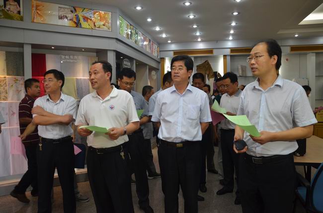 东平县考察团到ga黄金甲参观学习